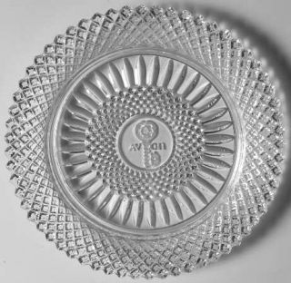 Fostoria Stratton Avon Luncheon Plate   Stem #2885, Heavy Lead Crystal