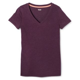 Mossimo Supply Co Embassy Purple Vee Tee Fashion CtnPoly   M(7 9)