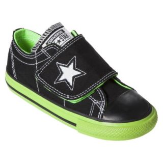 Toddler Converse One Star One Flap Sneaker   Black/Green 7