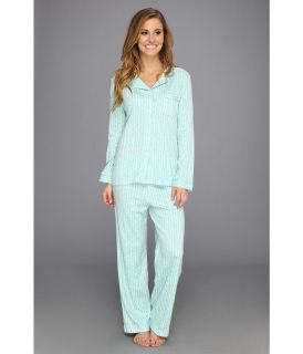 Karen Neuburger Petite Glacier Goddess L/S Girlfriend Long PJ Womens Pajama Sets (Blue)