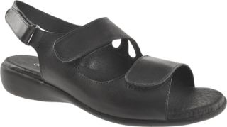 Womens David Tate Lilly   Black Calfskin Casual Shoes