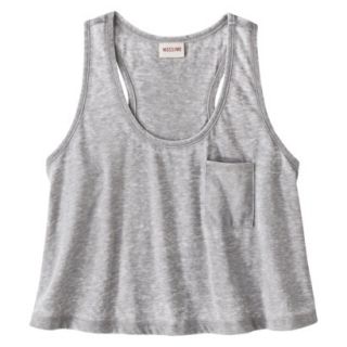 Mossimo Supply Co. Juniors Cropped Tank   Cement XS(1)