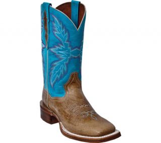 Womens Dan Post Boots 11 Flagger DP3809   Turquoise/Sand Leather Bo