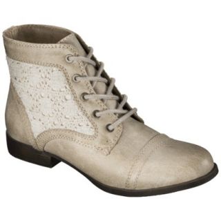 Womens Mossimo Supply Co. Kessi Crochet Boots   Taupe 10