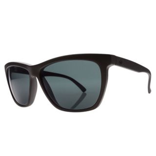 Watts Polarized Sunglasses Matte Black Melanin Grey Polarized Level I O