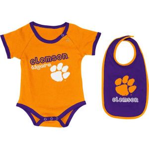Clemson Tigers Colosseum NCAA Newborn Jr Bib And Bodysuit