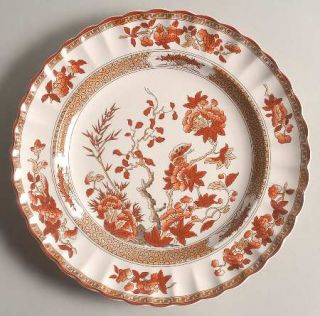 Spode Indian Tree Orange/Rust Dinner Plate, Fine China Dinnerware   Orange,Rust