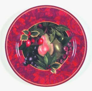 Sakura Holiday Abundance Salad Plate, Fine China Dinnerware   Home Collection,Ro