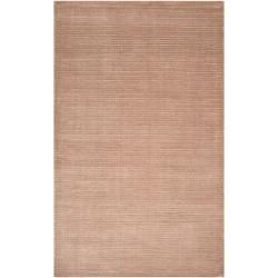 Hand woven Solid Beige Casual Parroll1006 Rug (33 X 53)