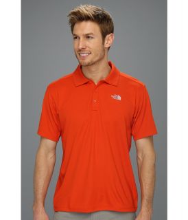 The North Face S/S Horizon Polo Mens Short Sleeve Pullover (Orange)