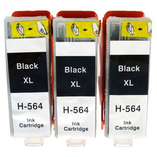 Remanufactured Set For Hp 564xl Cn684wn Black Ink Cartridge (pack Of 3  3 Xlk) (Black Cyan Magenta YellowPrint yield at 5% coverage BlackYields up to 800 PagesNon refillableModel PIH 564XL 3KPack of 3We cannot accept returns on this product.A compati