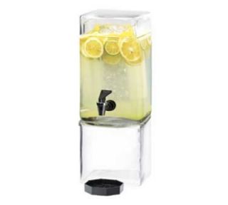 Cal Mil 1.5 Gallon Square Glass Beverage Dispenser