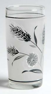 Libbey   Rock Sharpe 3003 12 Flat Juice Glass   Stem #3003, Gray Wheat Design On