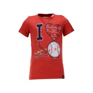 St. Louis Cardinals 5th and Ocean MLB Girls I Love Baseball T Shirt