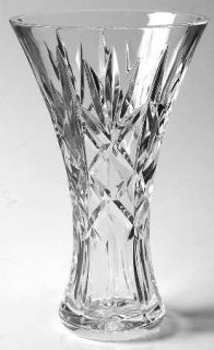 Waterford Kilrane Flower Vase   Clear,Fan & Vertical Cuts