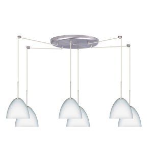 Besa Lighting BEL 6BC 757207 SN Sasha II Pendant