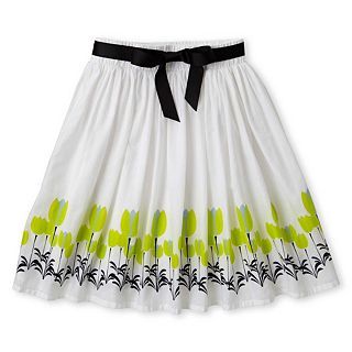 Dreampop by Cynthia Rowley Tulip Skirt   Girls 6 16, White, Girls