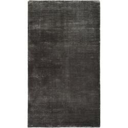 Hand woven Solid Grey Casual Parroll1008 Rug (33 X 53)