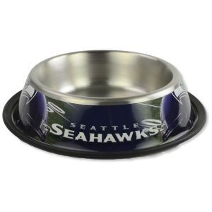 Seattle Seahawks Stainless Pet Bowl