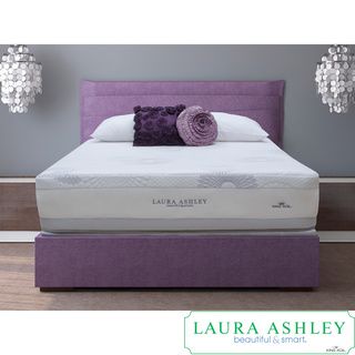Laura Ashley Blossom Plush King size Mattress And Foundation Set (KingSet includes Mattress and foundationConstruction Support Contour plus encased coil system; 638 individually encased coils (queen coil density) reduce motion transfer to eliminate par