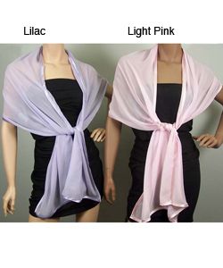 Satin border Chiffon Wrap (pack Of Two)