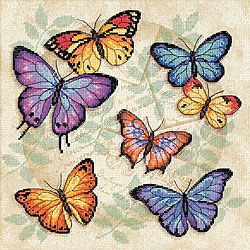 Butterfly Profusion Counted Cross Stitch Kit
