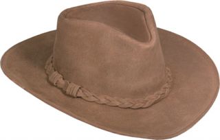 Minnetonka Outback   Tan Ruff Leather Hats