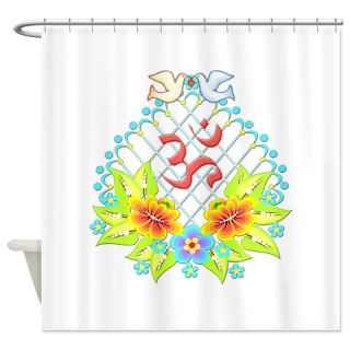  PEACE BOUQUET Shower Curtain  Use code FREECART at Checkout