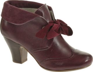 Womens Hush Puppies Lonna Shootie   Plum Leather Boots