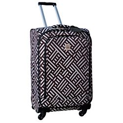 Jenni Chan Signature 360 Quattro Brown Silver 25 inch Spinner Upright (PolyesterDimensions 24 inches high x 16 inches wide x 11 inches deepWeight 9.6 poundsWheeled YesWheel type SpinnerSelf repairing zippers Fully lined interiors External packing pock