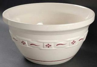 Longaberger Woven Traditions Traditional Red 11 Mixing Bowl, Fine China Dinnerw