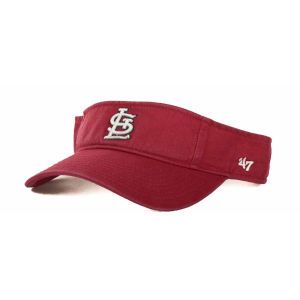 St. Louis Cardinals 47 Brand MLB Clean Up Visor 2012