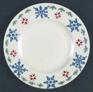 Pfaltzgraff Nordic Christmas Accent Salad Plate, Fine China Dinnerware   Blue/Bu