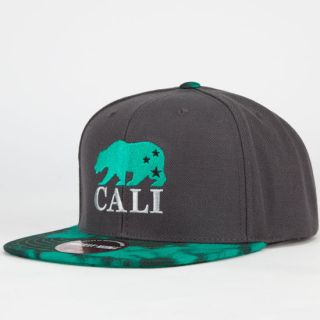 Beryl Cali Mens Strapback Hat Black Combo One Size For Men 23421