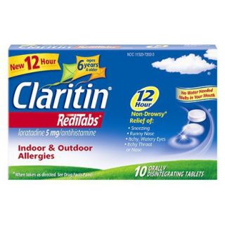 Claritin RediTabs 12 Hour Non Drowsy Allergy Relief Tablets   10 Count