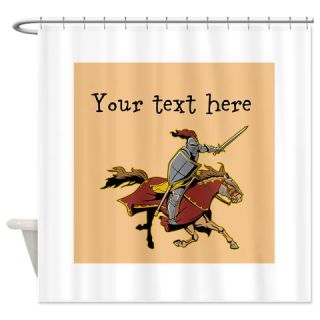  Customizable Knight on Horse Shower Curtain  Use code FREECART at Checkout