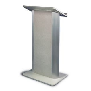 AmpliVox Sound Systems Gray Granite Lectern with Satin Anodized Aluminum SN3105