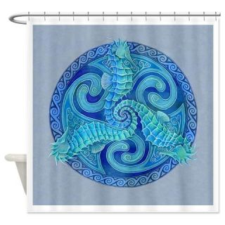  Seahorse Triskele Shower Curtain  Use code FREECART at Checkout