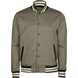 Mens Varsity Jacket Charcoal In Sizes Small, Xx Large, Large, X 