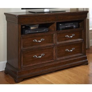 Senator Dark Brown 6 drawer Entertainment Chest (Mango wood solids/veneersFinish Dark brownDimensions 39.25 inches high x 58 inches wide x 19 inches deepThis product ships in one (1) box.Accessories are NOT included.Please note Orders of 151 pounds or 