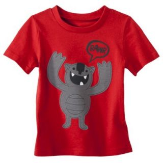 Circo Infant Toddler Boys Monster Short Sleeve Tee   Red 18 M