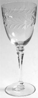 Tiffin Franciscan Priscilla Clear Tif(St#17361,Polishdcut) Water Goblet   Clear,