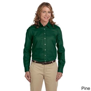 Womens Performance Plus Oxford Collared Top