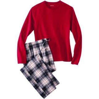 Merona Mens Pajama Set   Red XXL