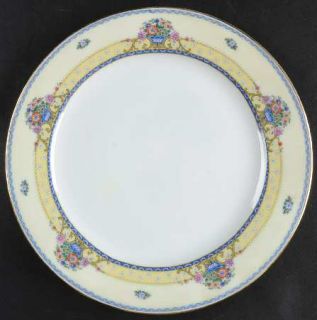 Thomas Eldorado Luncheon Plate, Fine China Dinnerware   Floral Urns & Scrolls On