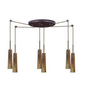 Besa Lighting BEL 6BC 5674CE BR Camino Pendant