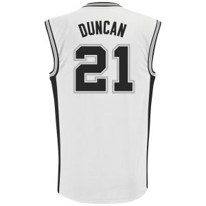 San Antonio Spurs Tim Duncan adidas NBA Rev 30 Replica Jersey