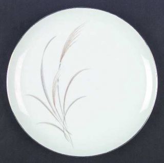 Mikasa Tahiti Dinner Plate, Fine China Dinnerware   Gray & Yellow Long   Leaves