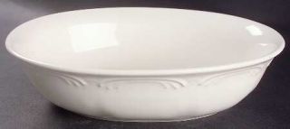 Pfaltzgraff Filigree  10 Oval Vegetable Bowl, Fine China Dinnerware   Stoneware