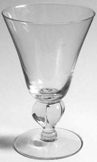 Seneca Ingrid Water Goblet   Stem #520,Clear     Pressed Stem